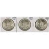 Image 1 : Lot of (3) 1884-O $1 Morgan Silver Dollar Coins