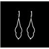 Image 1 : 1.17 ctw Diamond Earrings - 14KT White Gold