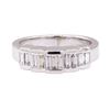Image 2 : 0.80 ctw Diamond Band - 14KT White Gold