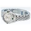 Image 5 : Rolex Ladies Stainless Steel Yellow MOP Diamond & Emerald Datejust Wristwatch
