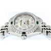 Image 6 : Rolex Ladies Stainless Steel Yellow MOP Diamond & Emerald Datejust Wristwatch