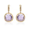 Image 1 : 14k Rose Gold 12.66CTW Diamond and Amethyst Earrings, (I1/I)