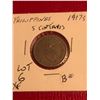 Image 1 : Rare 1917 S Phillipines 5 Centavos Exra Fine Grade
