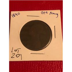 Early 1890 British Large Penny