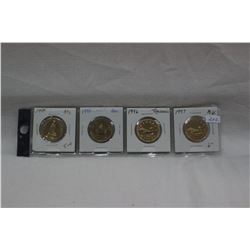Canada Dollar Coins (4)