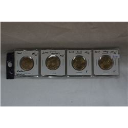 Canada Dollar Coins (4)