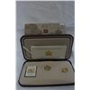Image 1 : Cda 150 Anniversary of 1st Postage Stamp; Sterling Silver-24 kt Plated 3¢ Coin; Commemorative 3¢ Sta