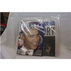 2008 Obama Historical Collectors Ed. Magazine & 2008 National Post w/Headline Story 'U.S. Elects Bar