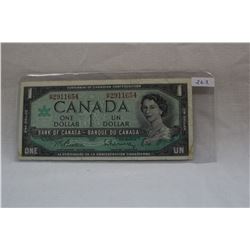 Canada One Dollar  Bill
