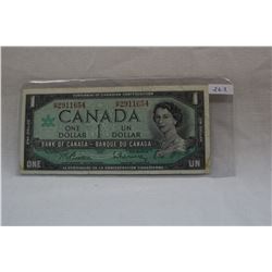 Canada One Dollar  Bill