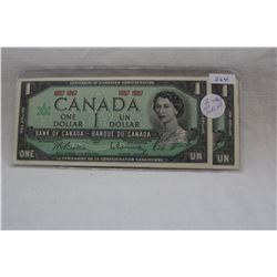 Canada One Dollar Bills (2)