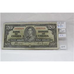 Bank of Canada Twenty Dollar Bill (1)