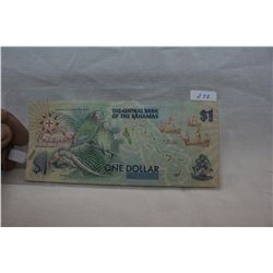 Central Bank of Bahamas One Dollar Note