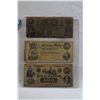 Image 1 : Collectible Lot of 6 Interesting Replicas of N. American  Bank Notes