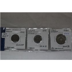 Lot of 3 Coins