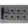 Image 1 : Canada Five Cent Coins (7) - All with Errors