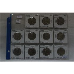 Canada Fifty Cent Coins (11)