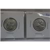 Image 1 : Canada Twenty-Five Cent Coins (2)