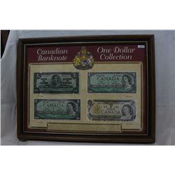Canada One Dollar Bills (4)