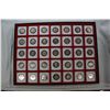 Image 1 : Set of Canada Fifty Cent Coins (35) **Please Note - there is a photo of each coin front & back