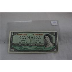 Canada One Dollar Bill (1)