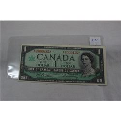 Canada One Dollar Bill (1)