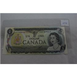 Canada One Dollar Bill (1)