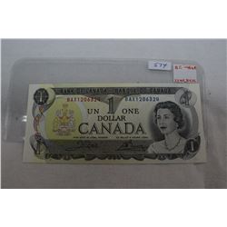 Canada One Dollar Bill (1)