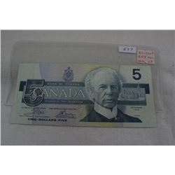 Canada Five Dollar Bill (1)