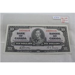 Canada Ten Dollar Bill (1)