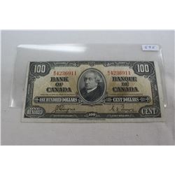 Canada One Hundred Dollar Bill (1)