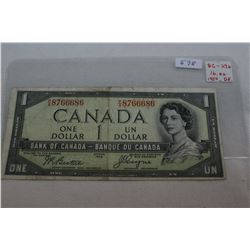 Canada One Dollar Bill (1)