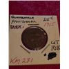 Image 1 : 1915 Guatemala Provisienah 25 Cents in UNC High Grade