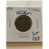 Image 1 : 1959 Philippines 5 Centavos Coin