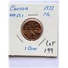 Image 1 : 1972 Canada 1 Cent PROOF LIKE High Grade Coin
