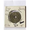 Image 1 : 1941 Fiji Penny in Extra Fine Grade