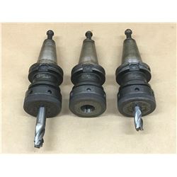 (3) COMMAND C4C4-1000 CAT 40 TOOL HOLDER