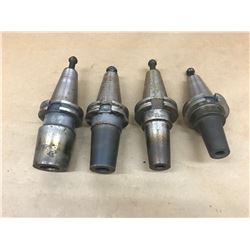 (4) COMMAND MISC. CAT 40 TOOL HOLDER *SEE PICS FOR PART #*