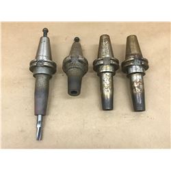 (4) COMMAND MISC. CAT 40 TOOL HOLDER *SEE PICS FOR PART #*