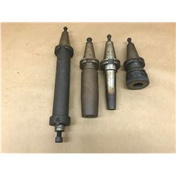 (4) MISC. CAT 40 TOOL HOLDER *SEE PICS FOR PART #*