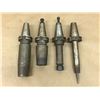 Image 1 : (4) MISC. CAT 40 TOOL HOLDER *TAG UNREADABLE*