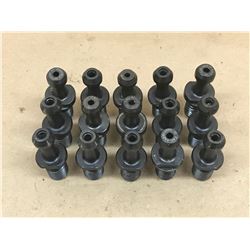 (15) MISC. COOLANT THROUGH CAT 40 PULL STUD / RETENTION KNOB *SEE PICS FOR PART #*