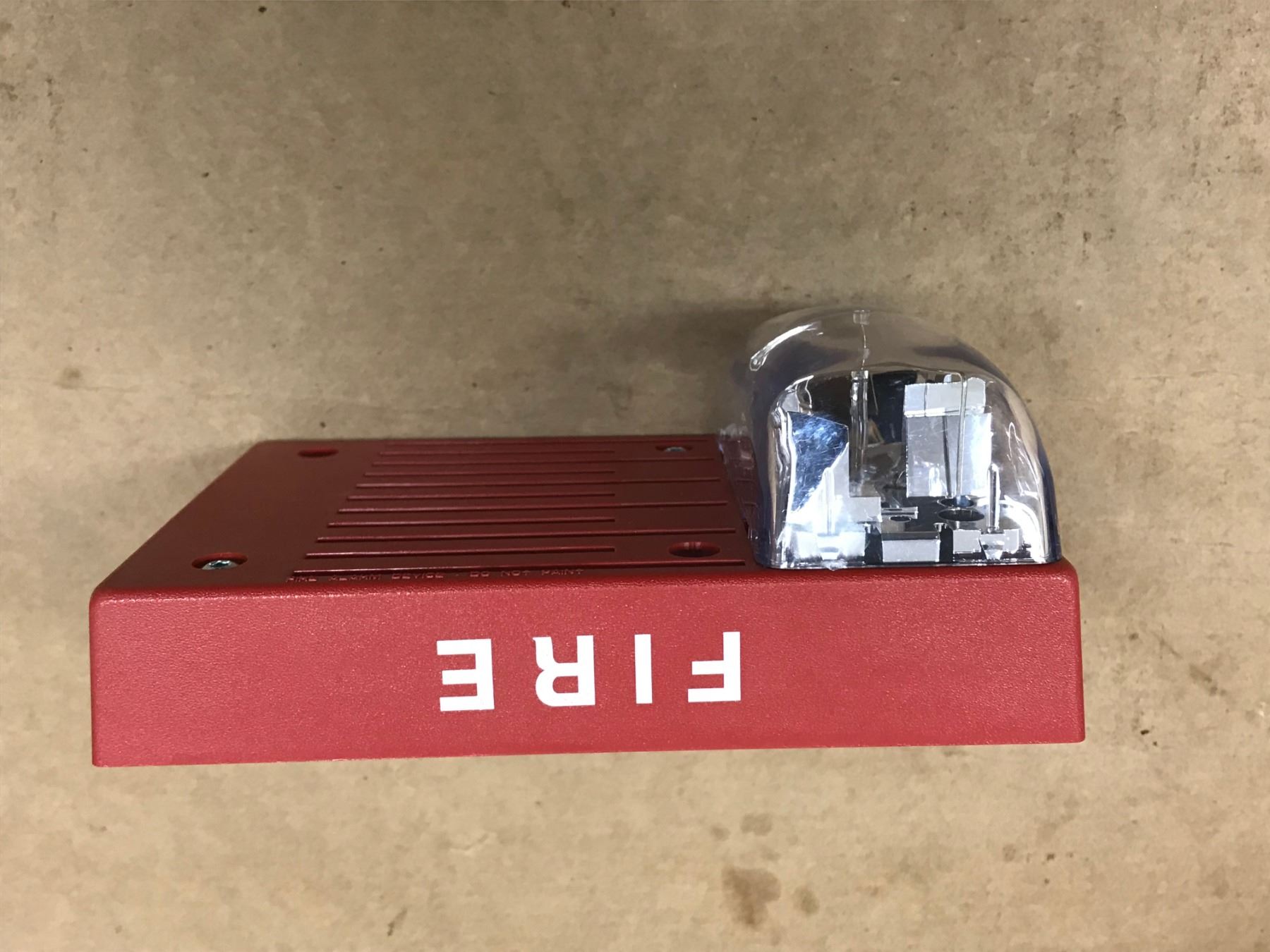 (9) Simplex 4906-9128 A/V M-C Non-Addressable Red Ceiling Mount Horn ...