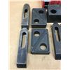 Image 2 : LOT OF TIE DOWN BLOCK , CLAMP & BOLTS