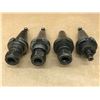 Image 1 : (4) MISC. CAT 40 TOOL HOLDER *PART # UNREADABLE*