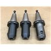 Image 1 : (3) MISC. CAT 40 TOOL HOLDER *PART # UNREADABLE*