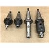 Image 1 : (4) MISC. CAT 40 TOOL HOLDER *PART # UNREADABLE*