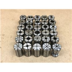 (30) MISC. DA180 COLLET VARIOUS SIZES