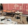 Image 1 : ELECTRIC POSITIONER, METAL WORK TABLE & ABRASIVE SPRAYER TANK
