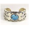 Image 1 : Beautiful Navajo Sterling Turquoise Cuff Bracelet